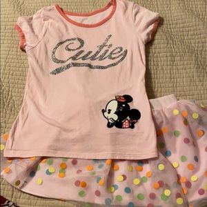 Minnie Mouse outfit girls 5t